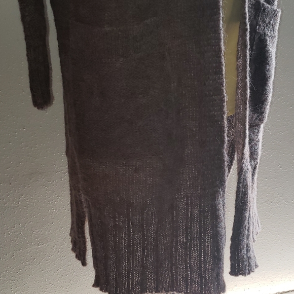 Anthropologie taupe alpaca blend duster - Picture 3 of 9